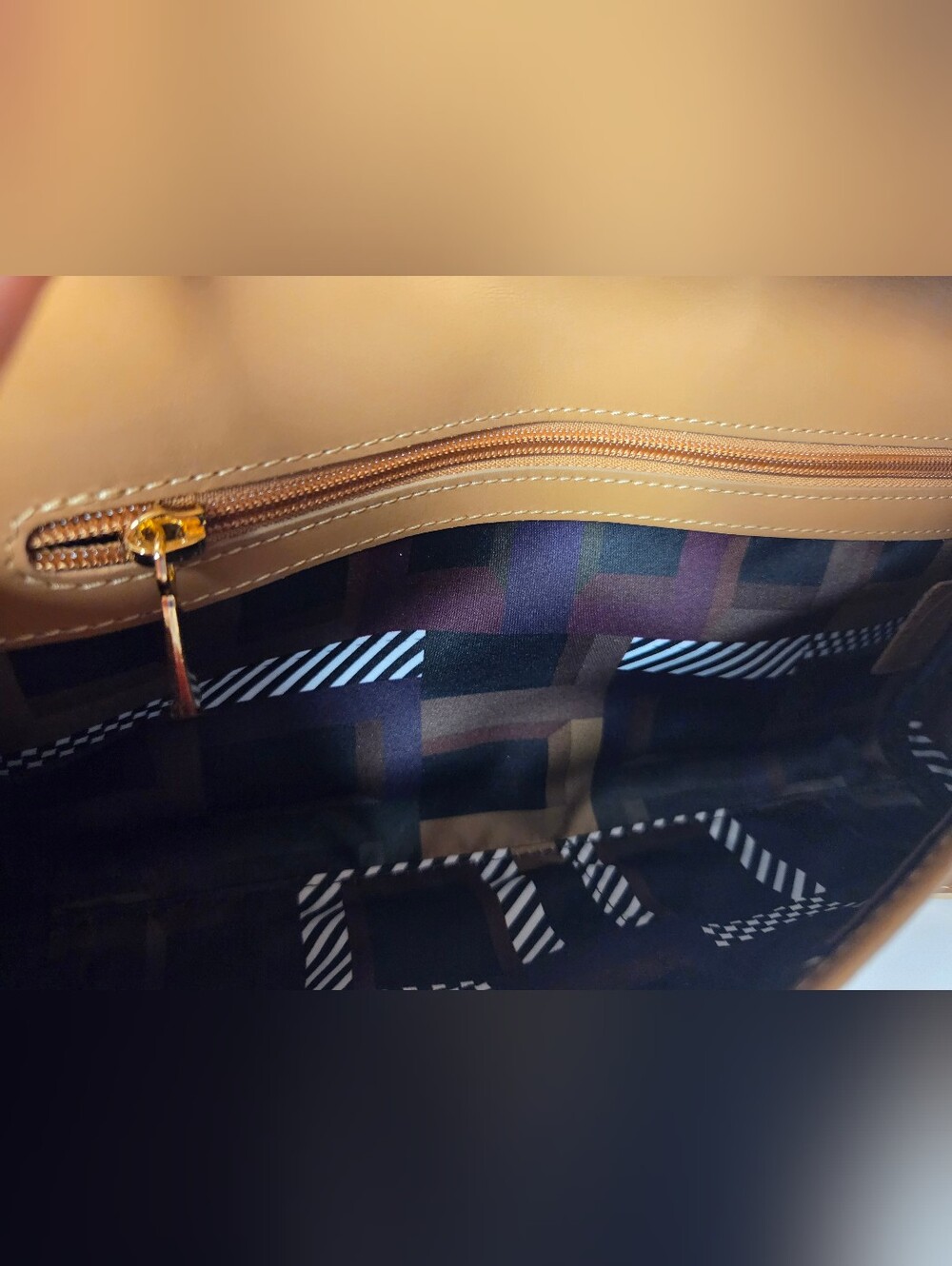 RESERVED***Longchamp Artwalk Cuir Leather Suede & Calf Hair Shoulder Bag Clutch - Picture 12 of 16